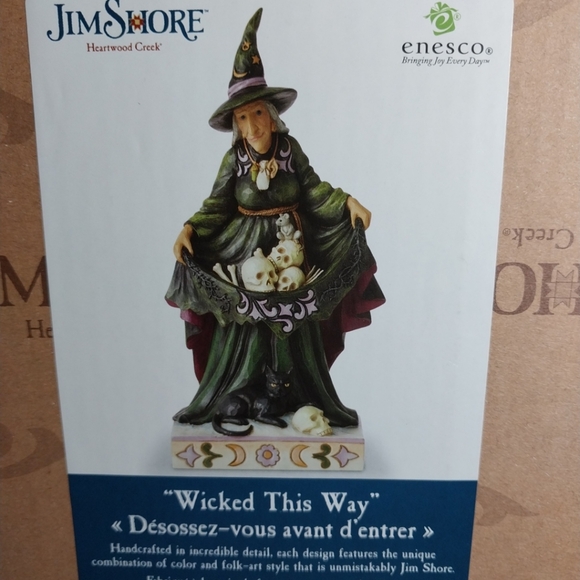Jim Shore Witch Wicked This Way Enesco NEW - Picture 3 of 13